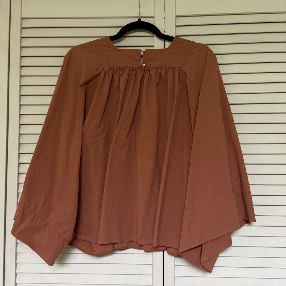 Doen Capo Top, Terracotta, M - Picture 4 of 6